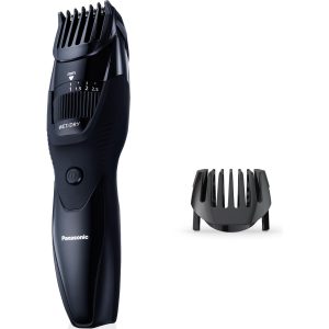 Panasonic ER-GB43 aparat de tuns barba pentru bărbați (lamă cu unghi de 45, de grade reglabilă 0,5-10mm, tăiere umedă/uscată), negru