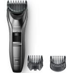 Panasonic ER-GC63 trimmer pentru barbă, păr și corp (05-20mm, 39 setări lungime, buton de reglare, 2 capace pieptene, 45 grade lamă), gri