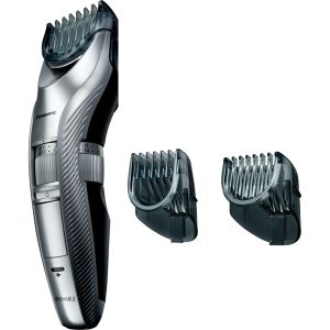 Panasonic ER-GC71 trimmer pentru păr și barbă (39 setări de la 05 la 20 mm, design impermeabil, lame mobile cu conicitate inversă), argintiu
