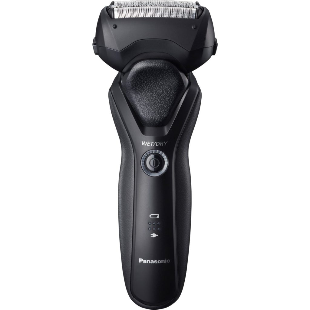 Panasonic ES-RT37 aparat de ras electric cu 3 lame (lame nano-venoase la 30 grade, lame de precizie la 45 grade, cap pivotant flexibil), negru