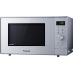 Panasonic NN-GD36 cuptor cu microunde cu grătar și invertor (23l, 1000W, 18 programe, vas Steam+ Pan, gătit rapid, setare timp), argintiu