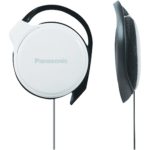 Panasonic RP-HS46 căști intraauriculare clip-on ultra-plate (drivere de 30 mm, design ergonomic al templului, 20Hz - 20kHz), alb