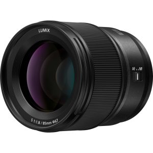 Panasonic S-S85 obiectiv cu distanță focală fixă L-Mount (85mm, F1.8, full frame, rezistent la stropire, obiectiv portret), negru