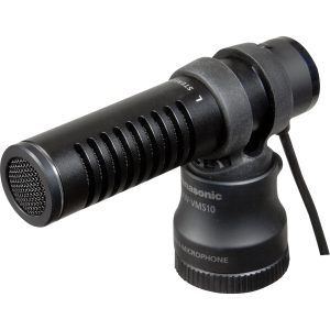 Panasonic VW-VMS10 microfon stereo extern (mufă jack 3.5mm, parbriz, capac, pentru camere HC-X920, X920M, X910, V770K, V720, V720M, V710), negru