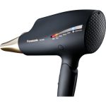 Panasonic EH-NA9J uscător de păr cu tehnologie Double Mineral și nanoe (1800 W, 3 atașamente, 3 viteze, 4 moduri de temperatură), negru și auriu