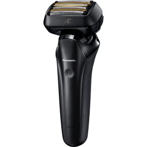 Panasonic ES-LS9A aparat de ras electric cu 6 lame (cap flexibil, senzor de bărbierit, stație de curățare și încărcare, japoneză Blade Tech), negru