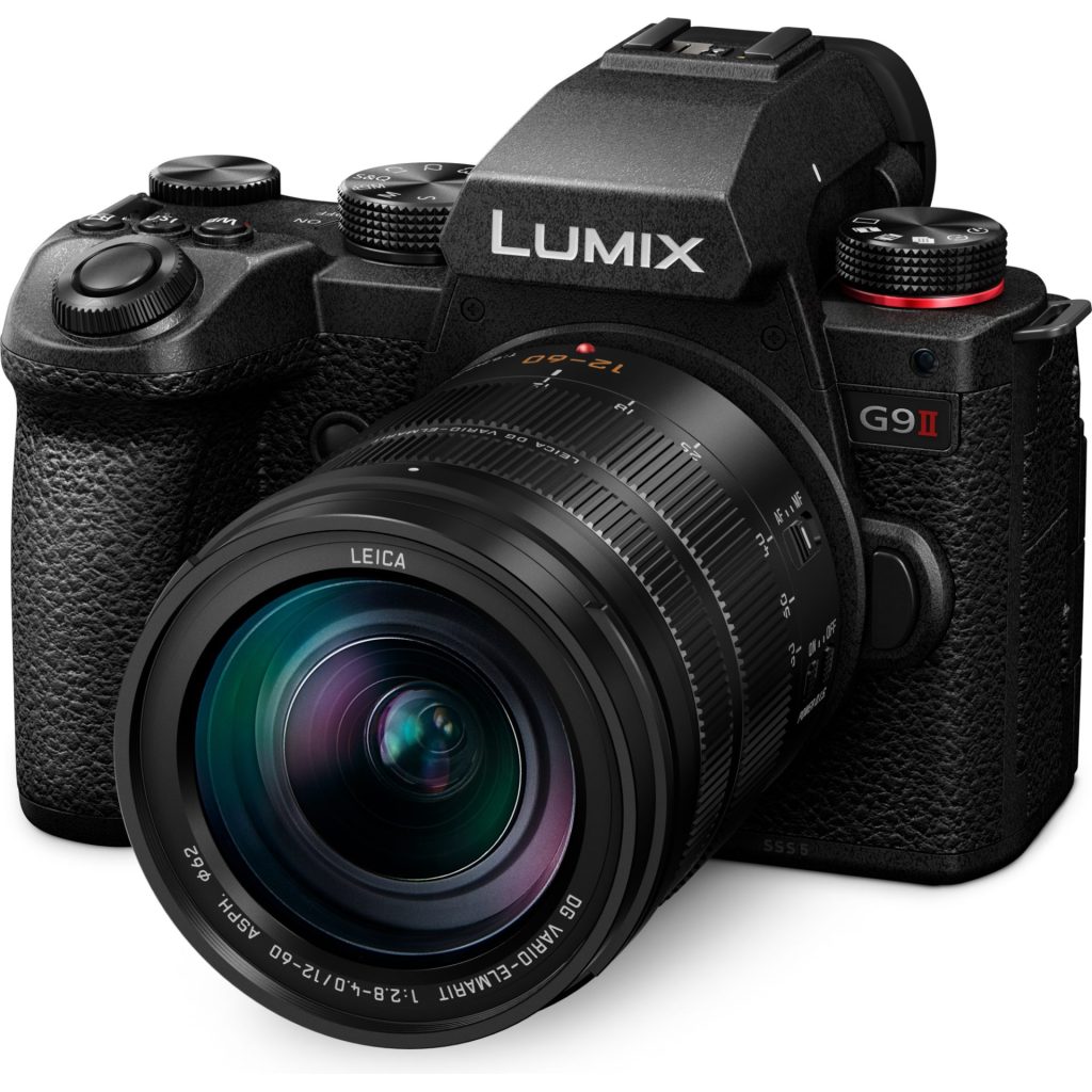 Panasonic DC-G9M2L cameră digitală mirrorless Lumix + obiectiv H-ES12060 12-60mm f2.8-4.0 (MOS live 25.2MP, AF hibrid de fază, Dual I.S. 2), negru