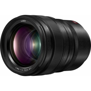 Panasonic S-X50E LUMIX S PRO obiectiv fix (50mm, F1.4, filtru 77mm, full frame FF, mărire 0.15x, rezistent la stropire), negru