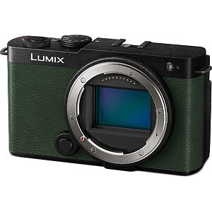 Panasonic DC-S9 Lumix cameră mirrorless full-frame compactă (24,2 MP, încadrare flexibilă, laborator LUMIX, AF hibrid de fază), verde