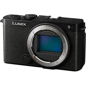 Panasonic DC-S9 Lumix cameră mirrorless full-frame compactă (24,2 MP, încadrare flexibilă, laborator LUMIX, AF hibrid de fază), negru
