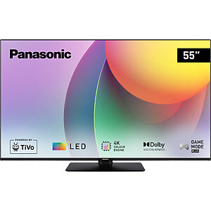Panasonic TB-55W60A televizor LED 4K Ultra HD TiVo 55" (DVB-T2/HEVC, 4K Color Engine, Dolby Vision, HDR10, HLG, Dolby Atmos, Game Mode Plus)