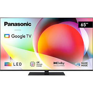Panasonic TN-65W70A LED TV 4K Ultra HD Google TV 65" (DVB-T2/HEVC, procesor 4K Color Engine, tehnologie Google Cast, Dolby Vision, Dolby Atmos)