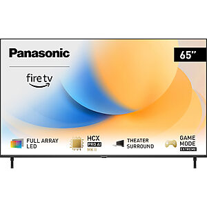 Panasonic TV-65W90A Full Array LED TV cu sistem inovator Premium Fire TV 4K HDR 65" (DVB-T2/HEVC, procesor HCX Pro AI MK II, Dolby Atmos)