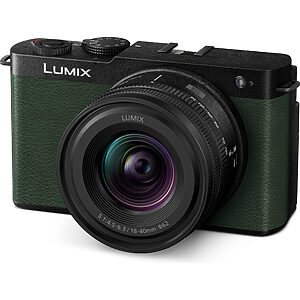 Panasonic DC-S9N Lumix cameră mirrorless full-frame compactă DC-S9 + obiectiv S-R1840 (24.2 MP, încadrare flexibilă, LUMIX Lab), verde