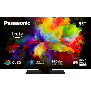 Panasonic TV-55Z80A OLED 4K cu Premium Fire TV încorporat 55" (DVB-T2/HEVC, procesor HCX, Game Mode Extreme, Surround Sound Pro)
