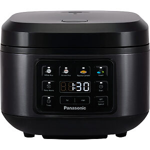Panasonic SR-DA152K, aparat preparare orez și gătit la abur 1,5l (4 programe incl. risotto, reglare temp., menținere cald, timer, FuzzyLogic), negru