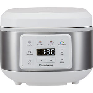 Panasonic SR-DA152W, aparat preparare orez și gătit la abur 1,5l (4 programe incl. supă, reglare temp., menținere cald, timer, FuzzyLogic), alb
