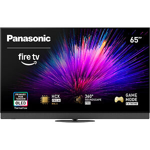Panasonic TV-65Z95B televizor OLED cu sistem inovator Premium Fire TV 4K HDR 65" (DVB-T2/HEVC, Master OLED Ultimate, HCX Pro AI MK II, Dolby Atmos)
