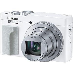 Panasonic DC-TZ99 Lumix cameră compactă de călătorie cu zoom 30x (MOS 20.3MP, unghi larg de 24 mm LEICA DC, 4K foto, 4K video, Post Focus), alb