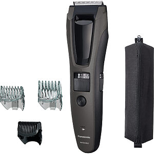 Panasonic ER-EGB62S trimmer pentru barbă, păr și corp (39 setări 0,5–20mm, 3 piepteni, cablu/fără fir, husă)