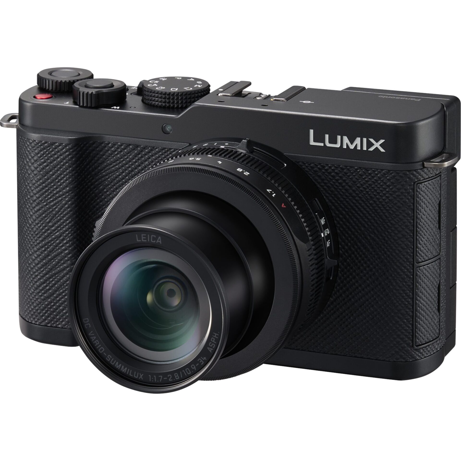 Panasonic DC-L10 Lumix cameră compactă premium (senzor CMOS 4/3 cu iluminare din spate BSI, obiectiv LEICA DC VARIO-SUMMILUX 24–75 mm), negru