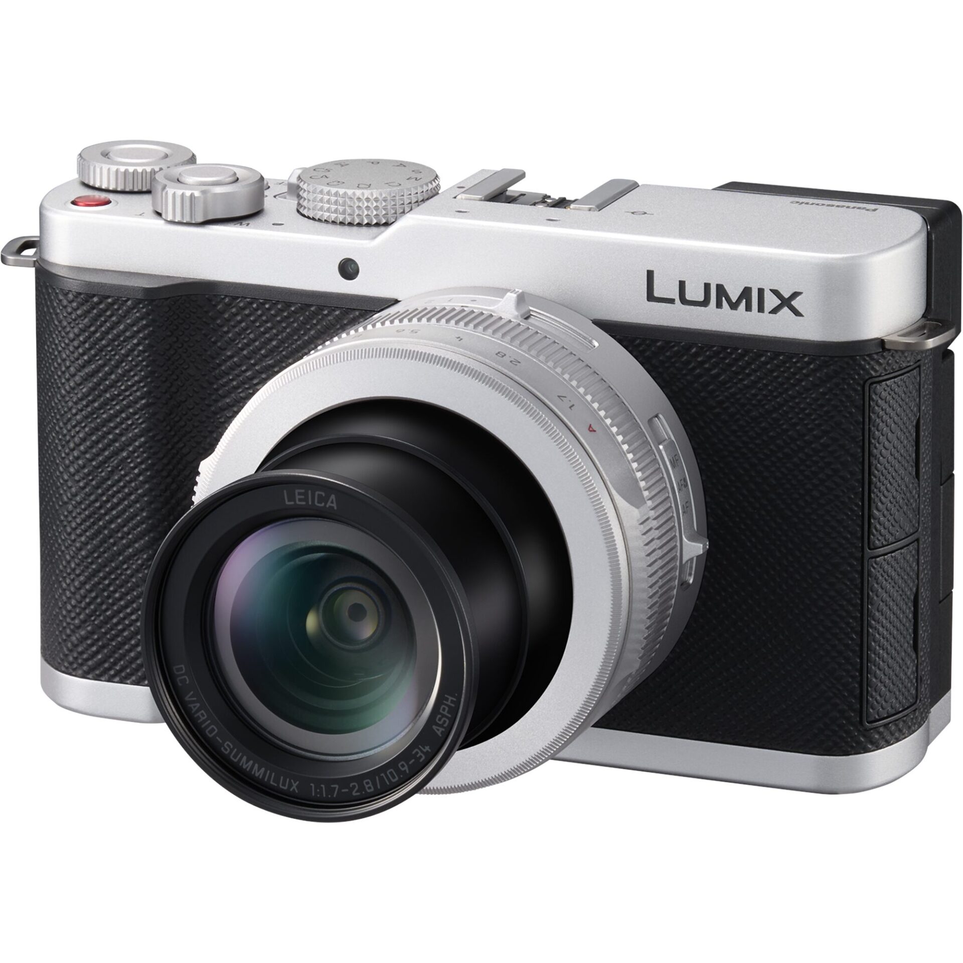 Panasonic DC-L10 Lumix cameră compactă premium (senzor CMOS 4/3 cu iluminare din spate BSI, obiectiv LEICA DC VARIO-SUMMILUX 24–75 mm), argintiu